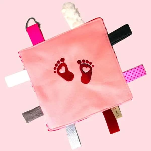 ITH Stickdatei Baby Fühltuch