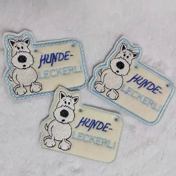ITH Stickdatei Hund Anhänger