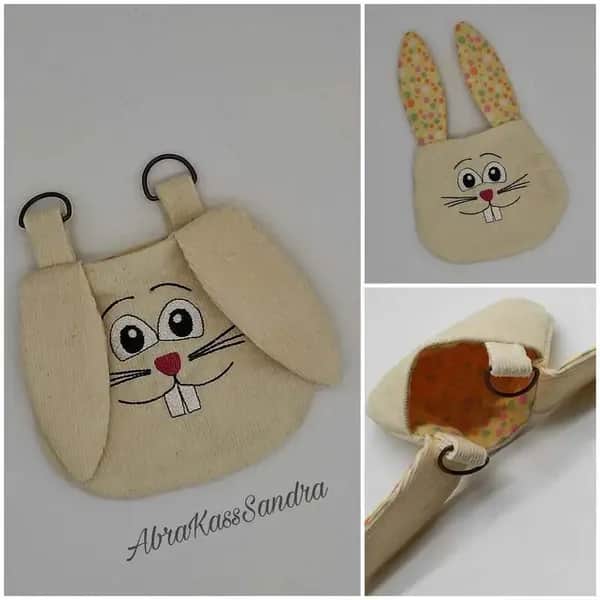 ITH Stickdatei Ostertasche Osterhase Utensilo