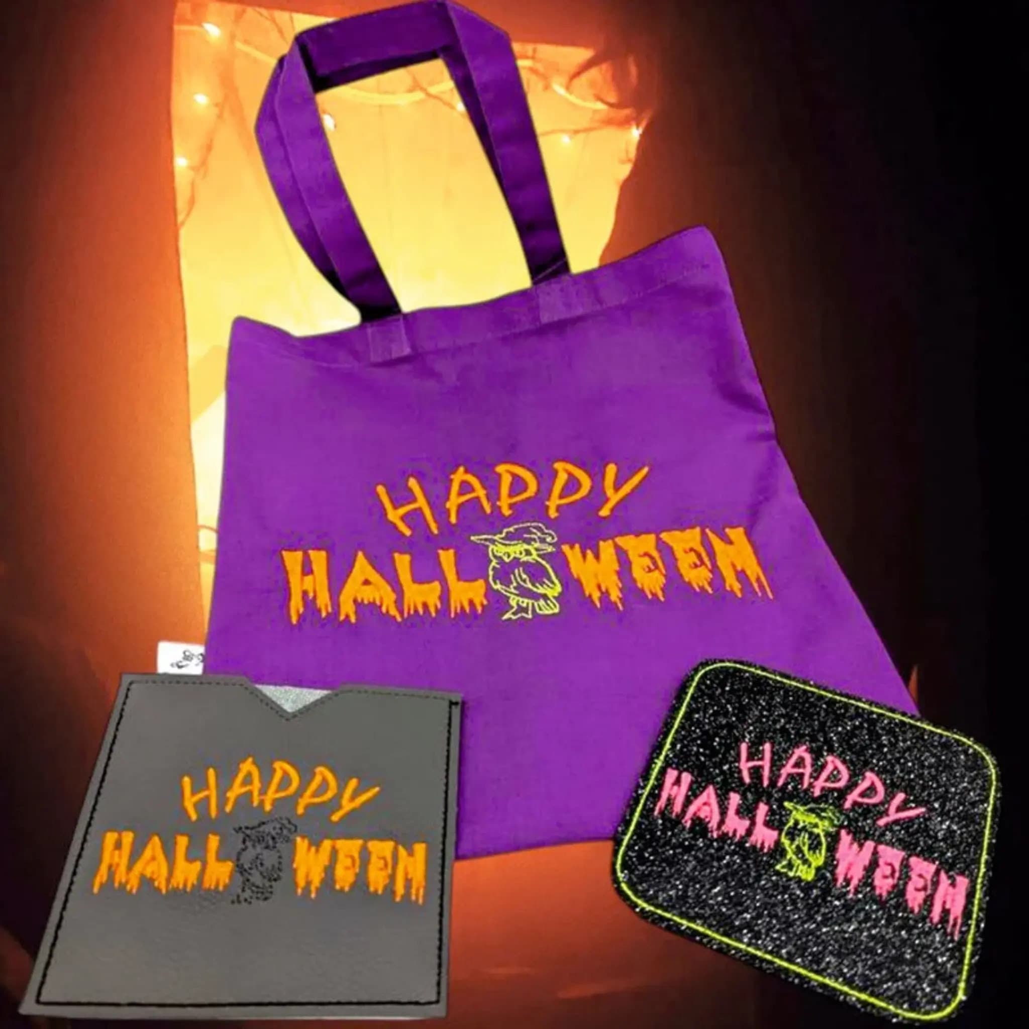 Stickdateien Halloween – Gruselige Motive für Stickmaschine: Kürbisse, Geister, Hexen, Fledermäuse und mehr