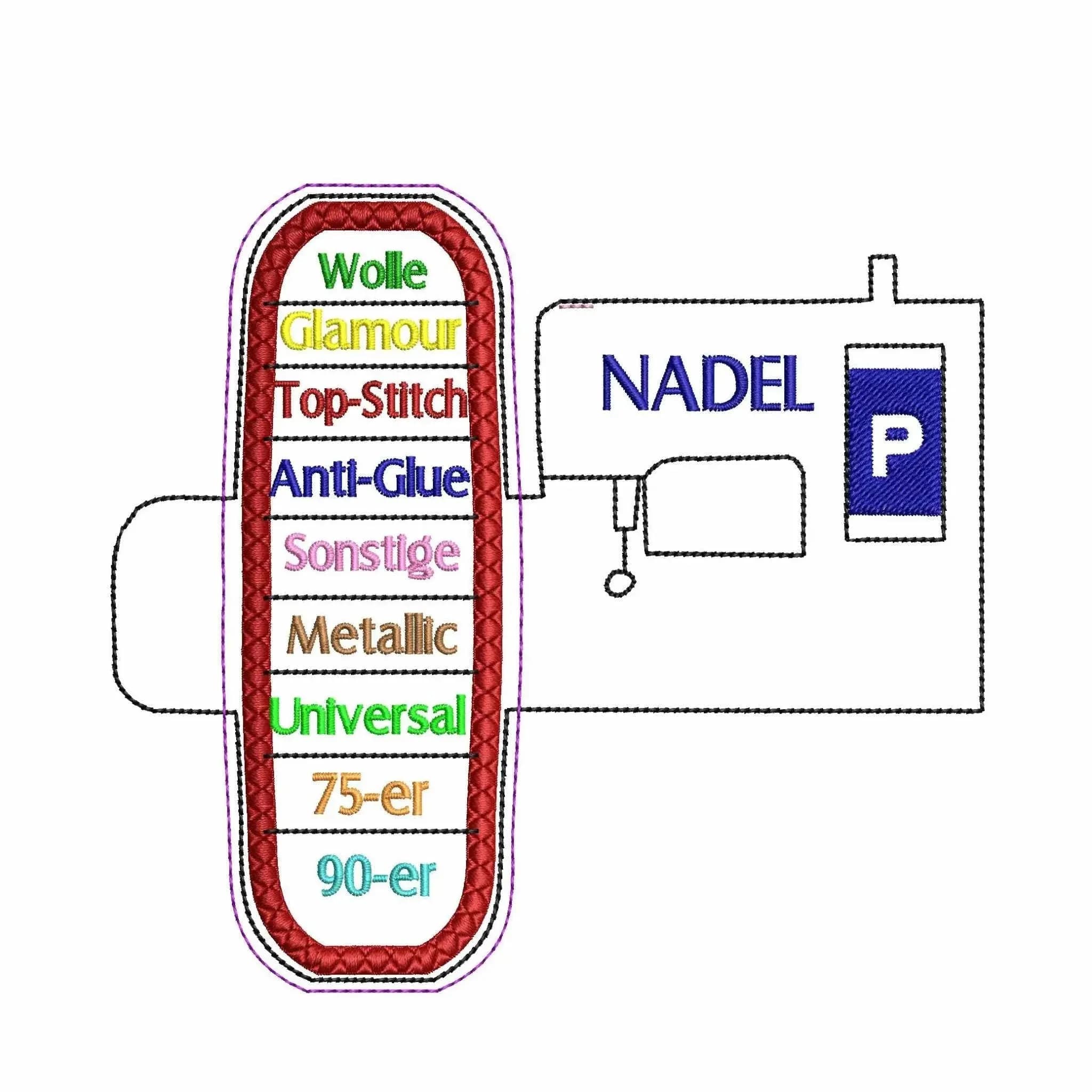 ITH Stickdatei Nadelparkplatz
