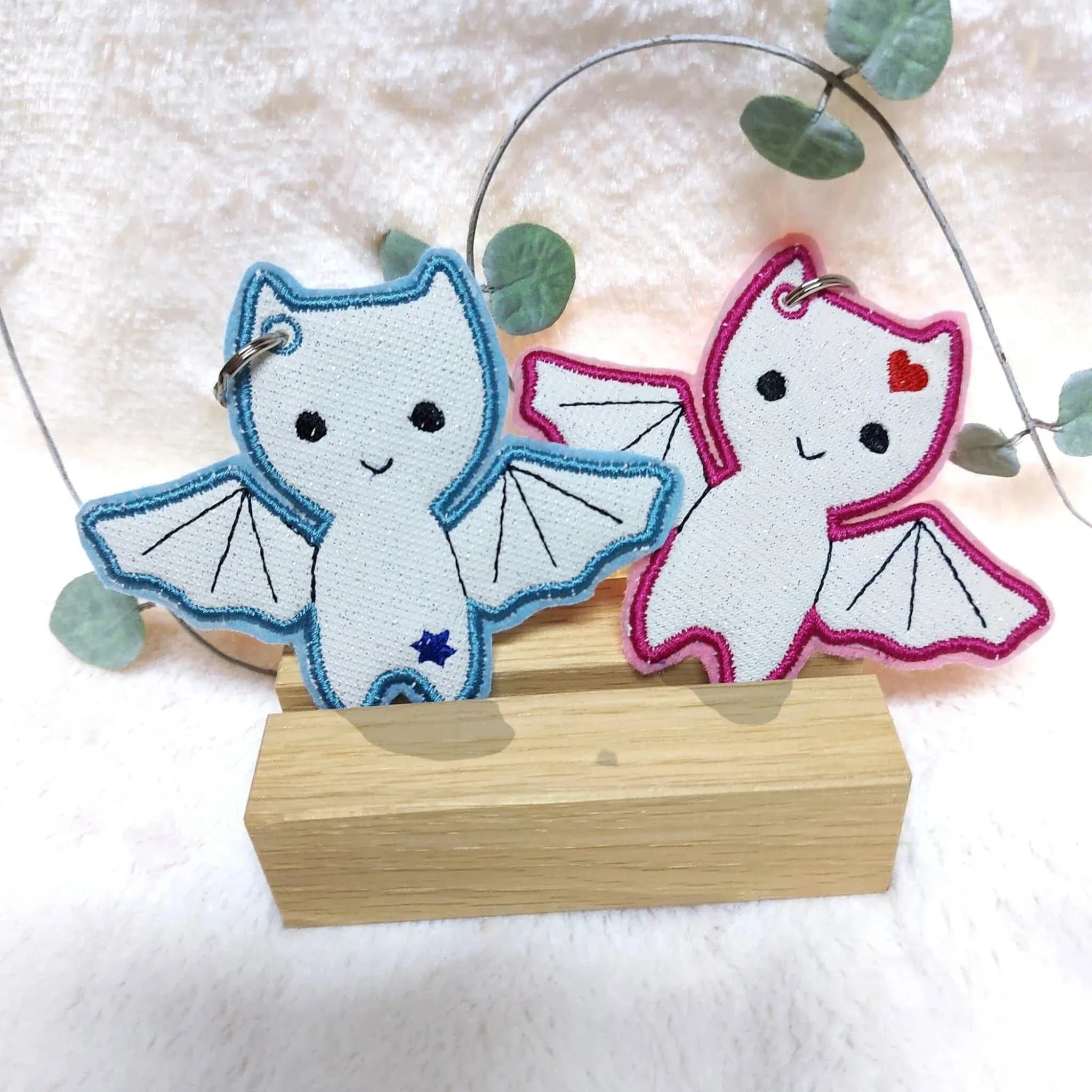 ITH Stickdatei Fledermaus Kuscheltier