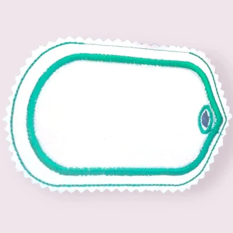 ITH Stickdatei Anhänger Gepäck