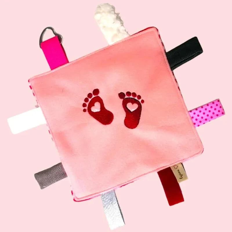 ITH Stickdatei Baby Fühltuch