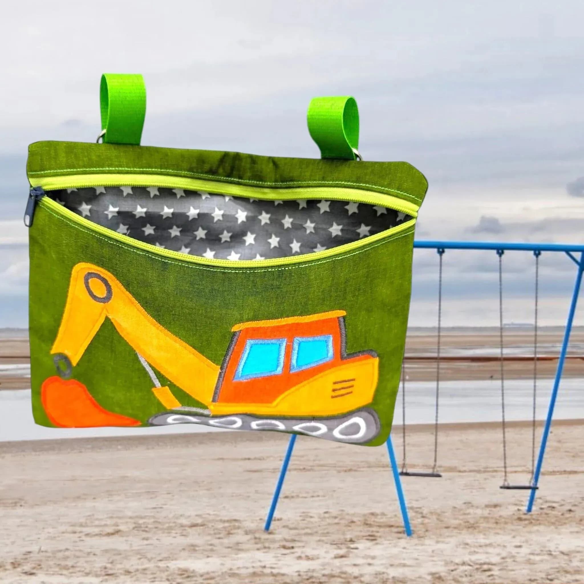 ITH Stickdatei Baggertasche