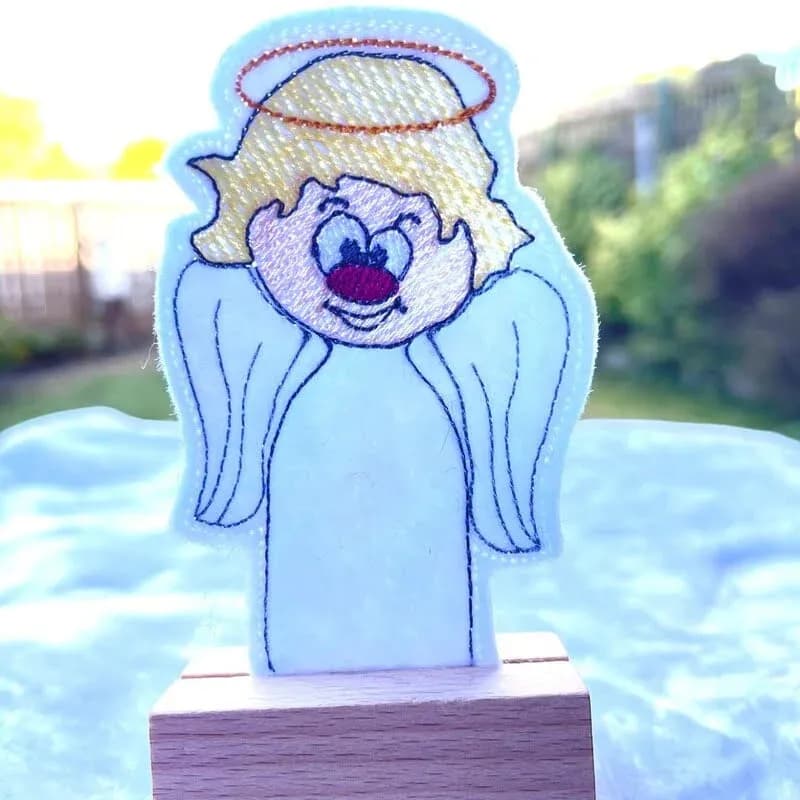 ITH Stickdatei Fingerpuppen Weihnachten