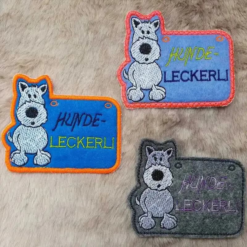 ITH Stickdatei Hund Anhänger