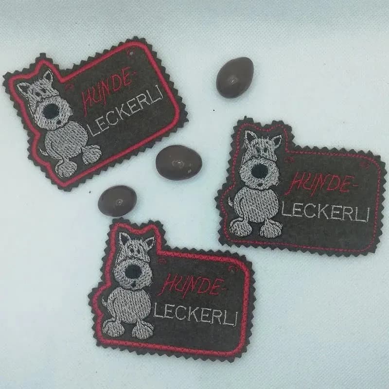ITH Stickdatei Hund Anhänger
