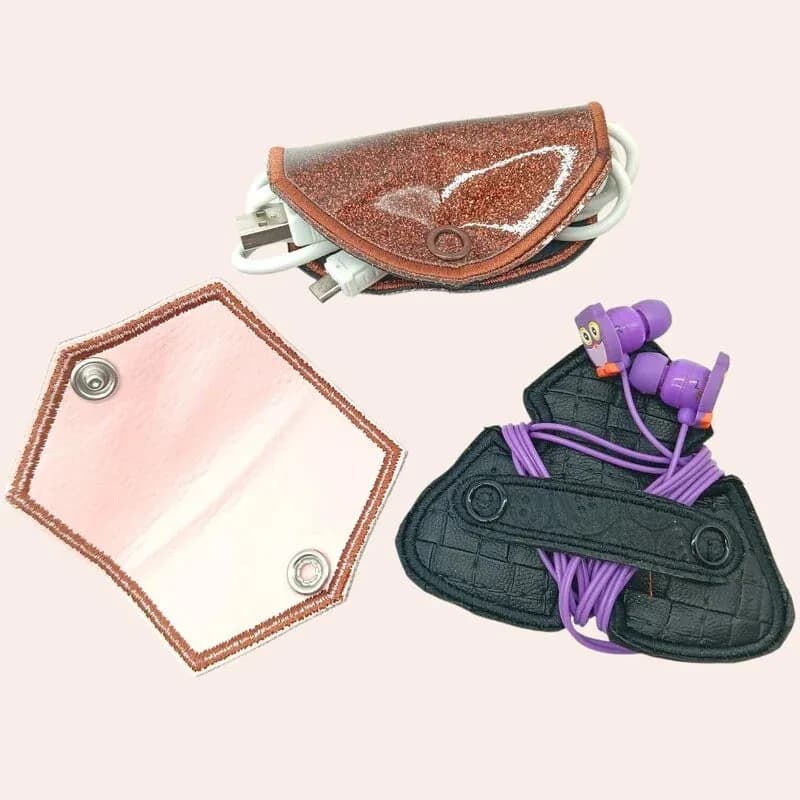 ITH Stickdatei Kabel-Kopfhörer-Halter