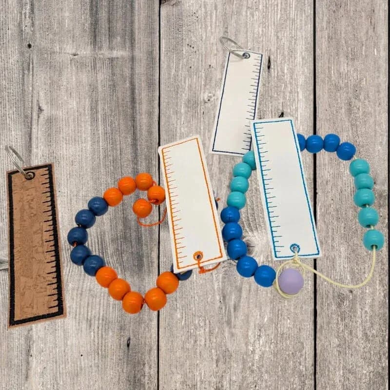 ITH Stickdatei Lesezeichen Schule