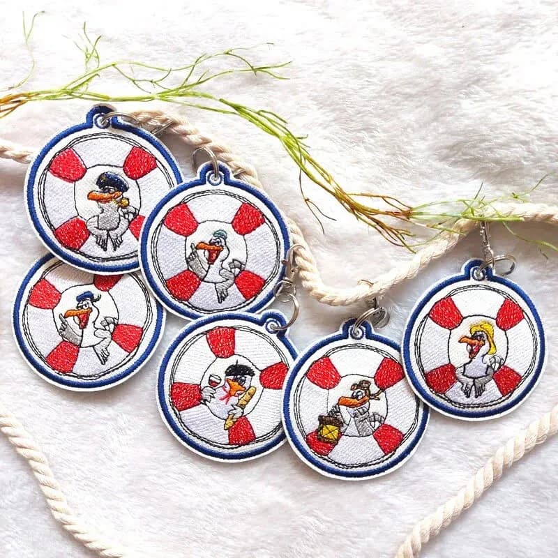 ITH Stickdatei Möwe Carlo spricht