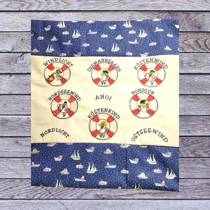 ITH Stickdatei Möwe Carlo spricht