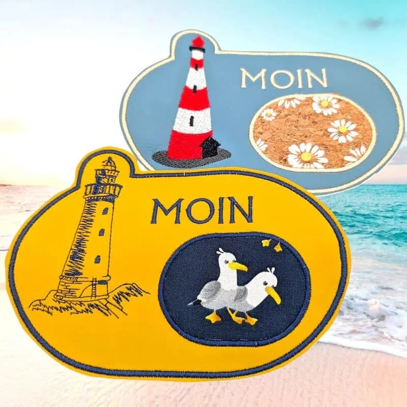 ITH Stickdatei Mugrug Leuchtturm