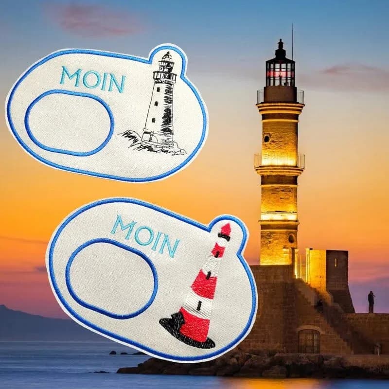 ITH Stickdatei Mugrug Leuchtturm