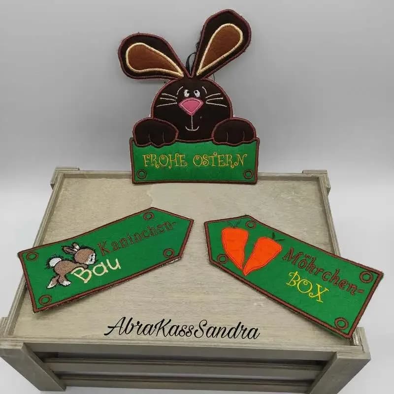 ITH Stickdatei Osterdeko