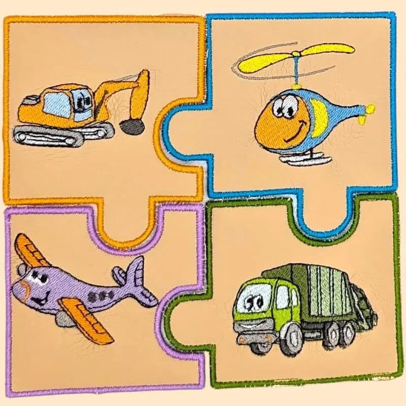 ITH Stickdatei Puzzle