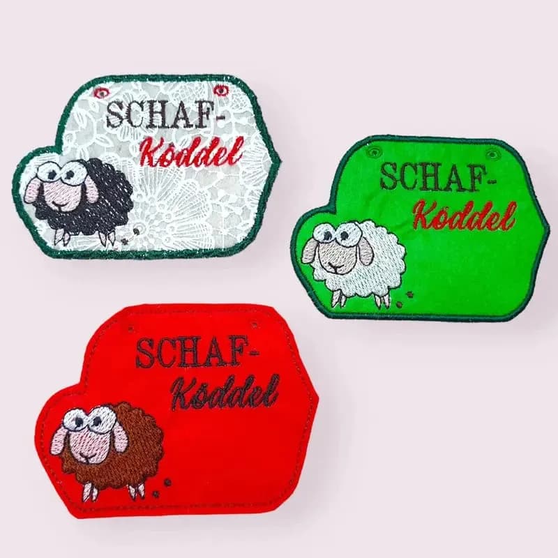 ITH Stickdatei Schaf Anhänger