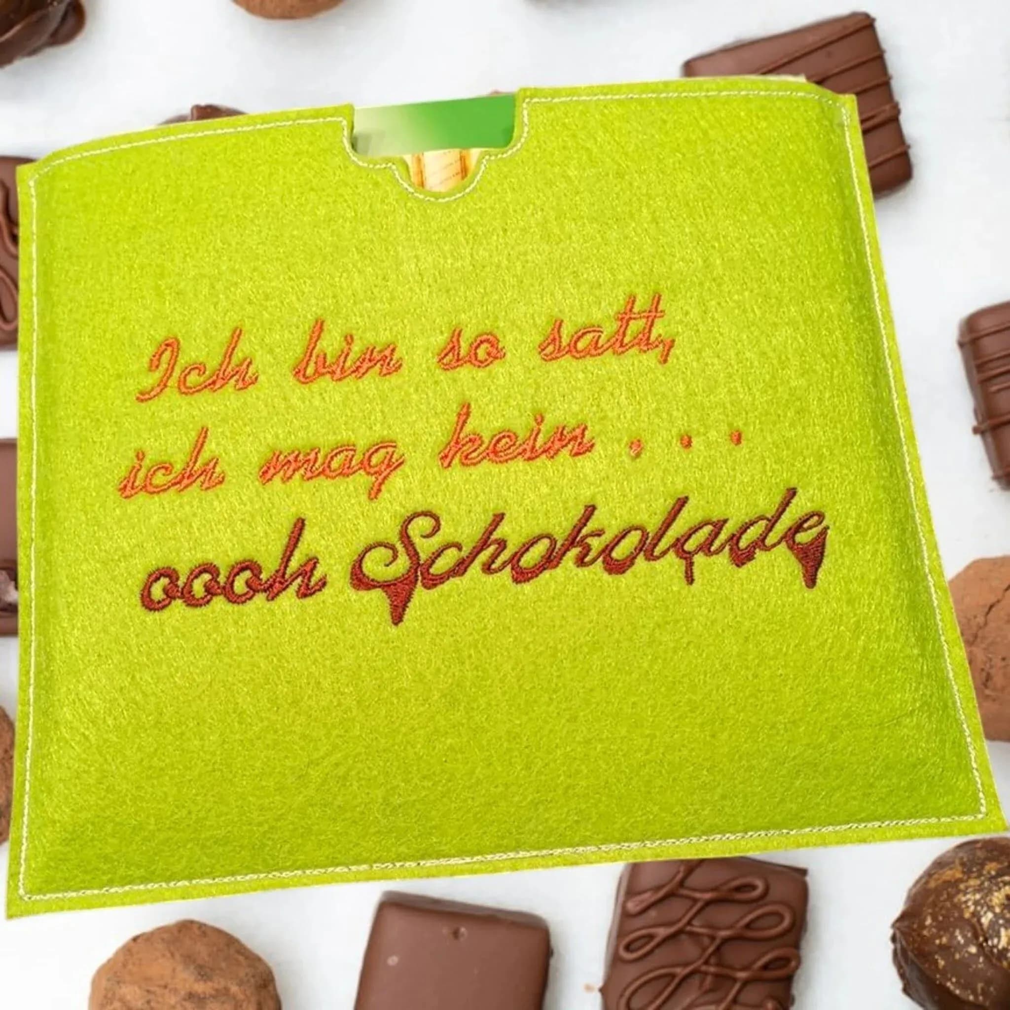 ITH Schokihüllen Blanko XL Stickdatei | stiXXie