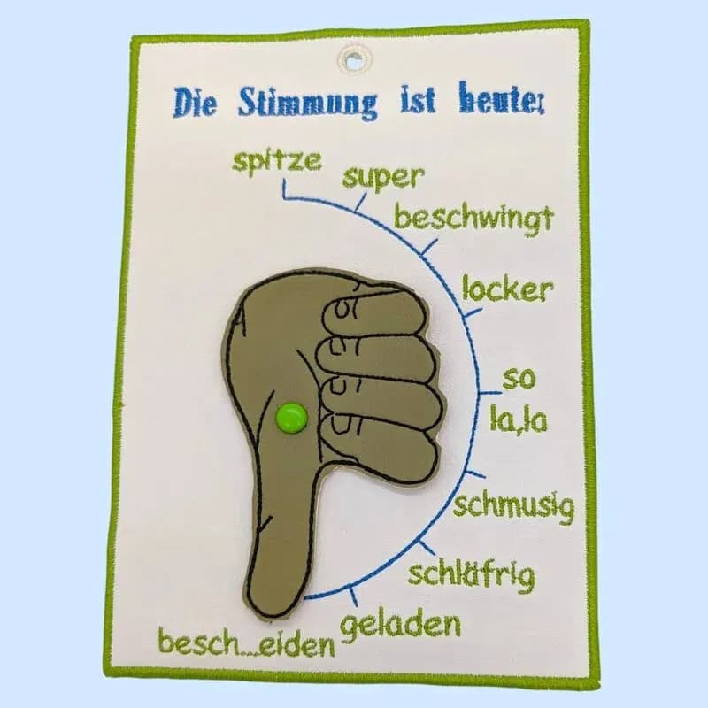 ITH Stickdatei Stimmungsbarometer