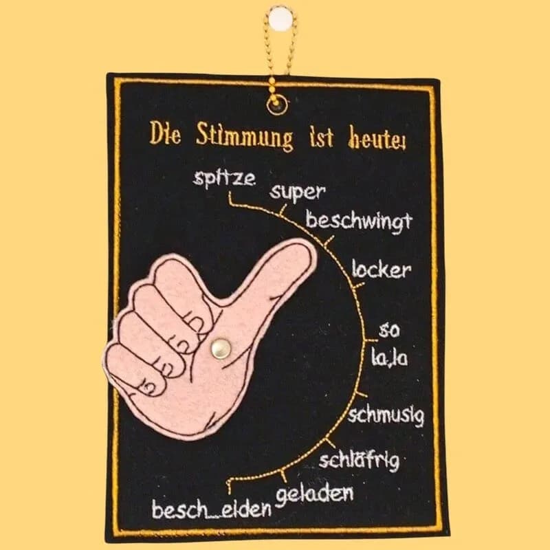 ITH Stickdatei Stimmungsbarometer