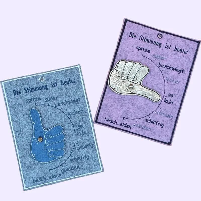 ITH Stickdatei Stimmungsbarometer