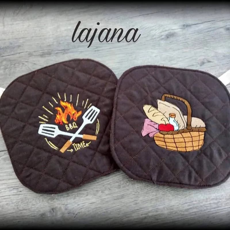 ITH Topflappen Stickdatei Blanko - Topfi | stiXXie