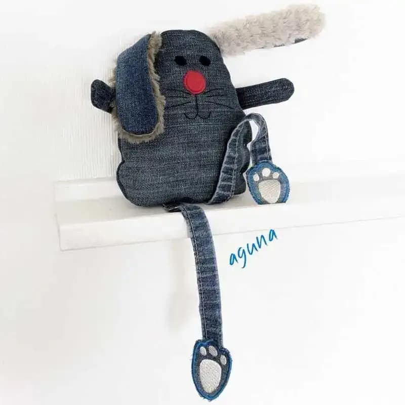 ITH Stickdatei verrückter Hase