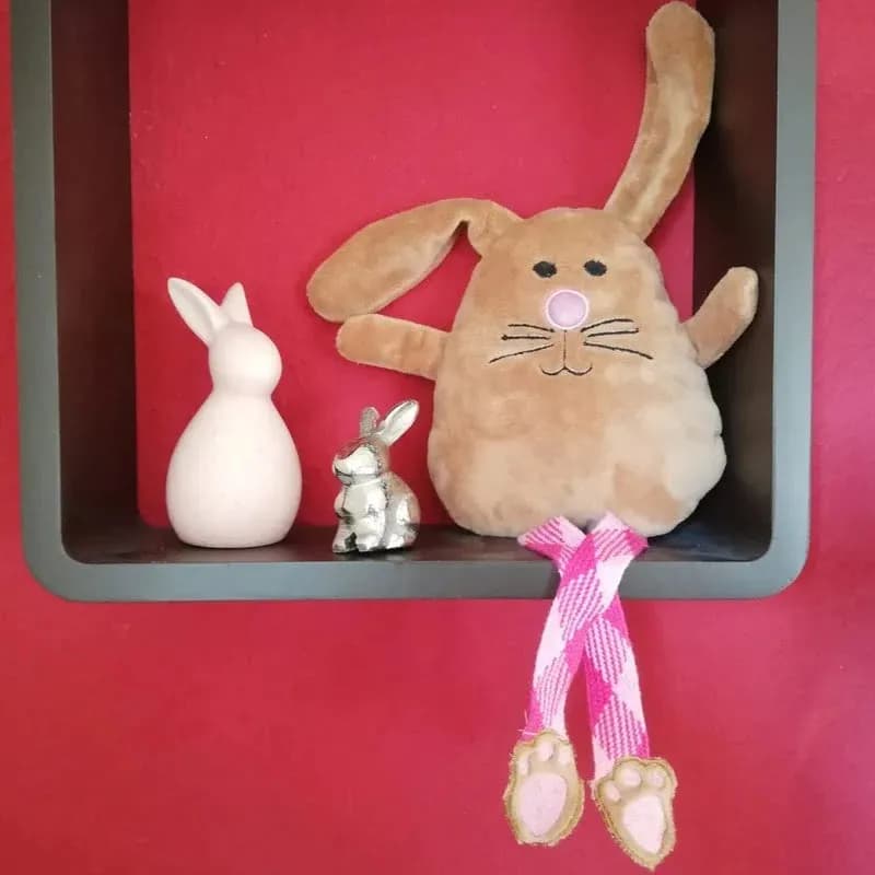 ITH Stickdatei verrückter Hase