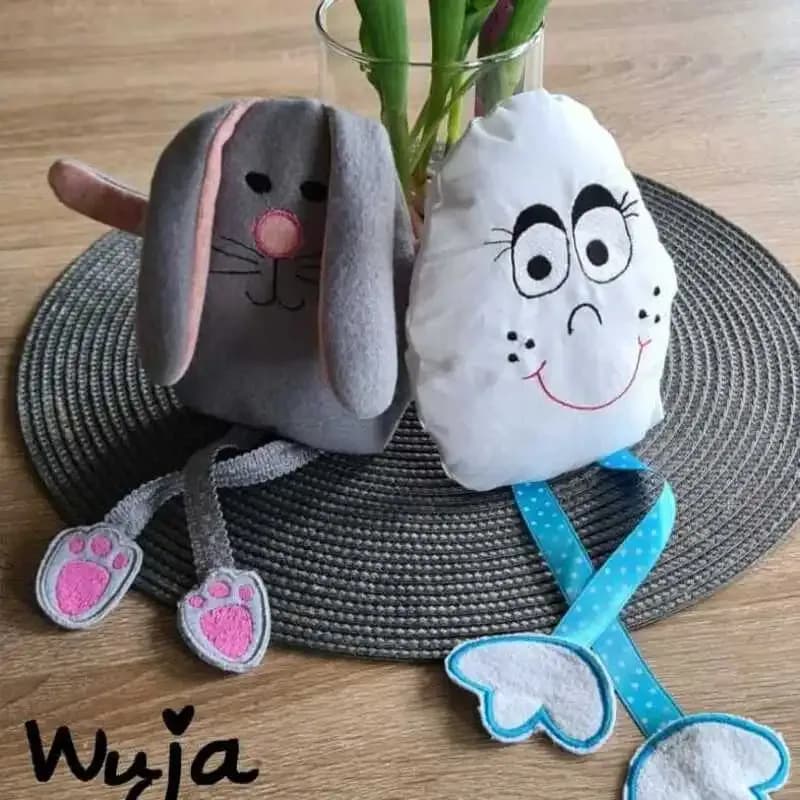 ITH Stickdatei verrücktes Ei