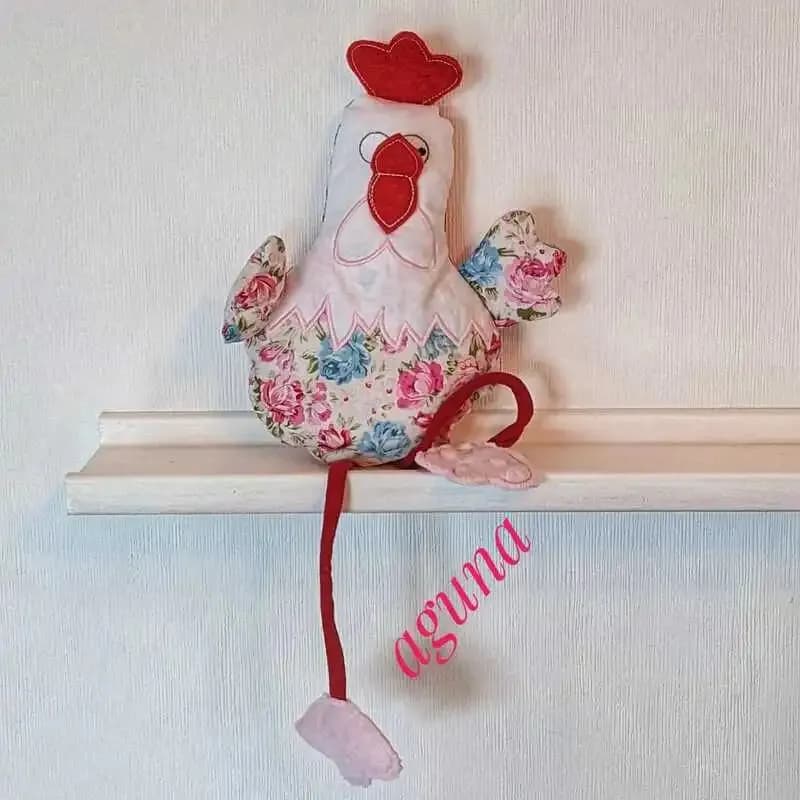 ITH Stickdatei verrücktes Huhn