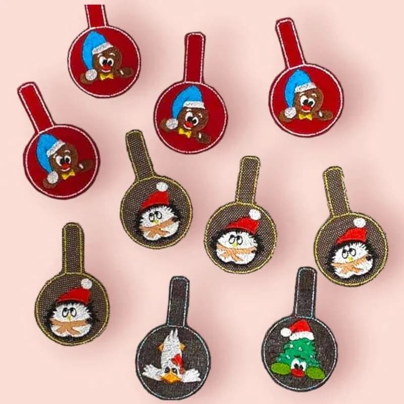 ITH Stickdateien Schlüsselanhänger