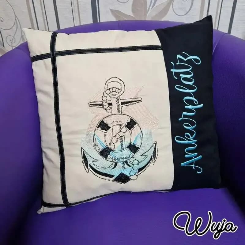 Stickdatei Anker Maritim Vintage