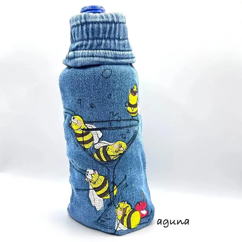 Stickdatei Bees have fun - Bienen haben Spaß