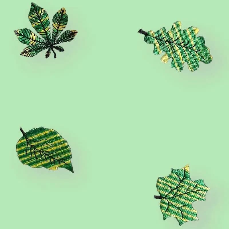 Stickdatei Blätter Minis 4-er Set