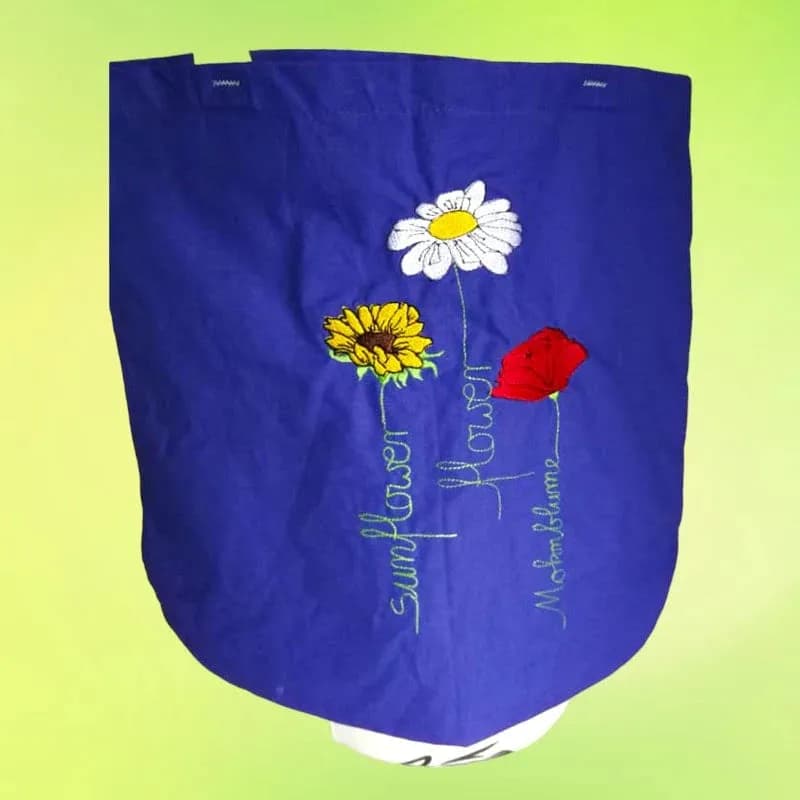 Stickdatei Blumen Flowerpower