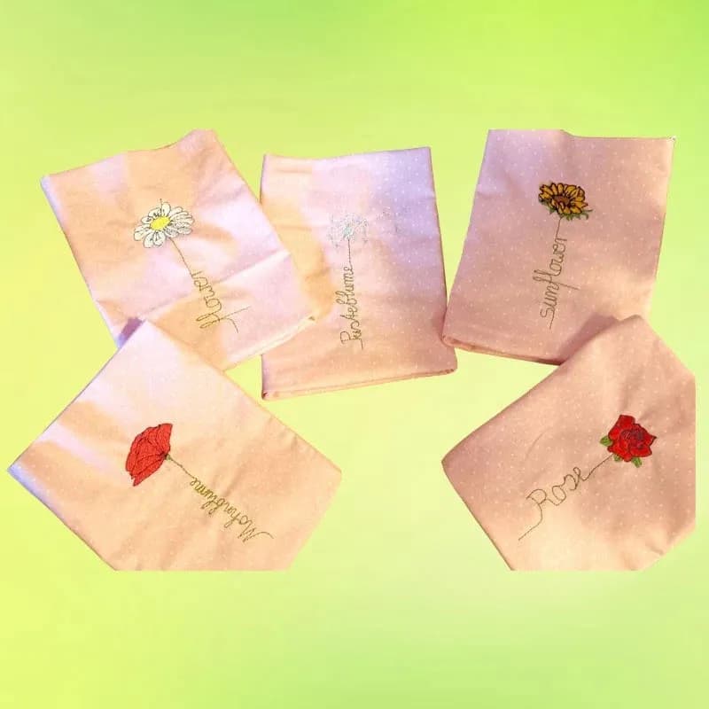 Stickdatei Blumen Flowerpower