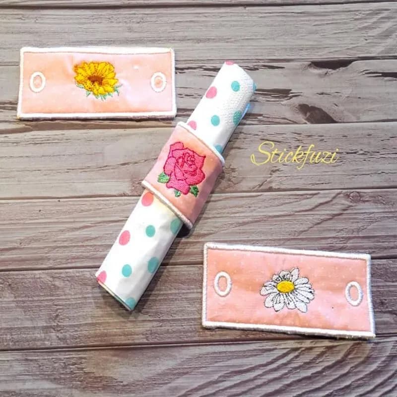 Stickdatei Blumen Minis