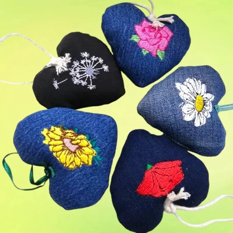 Stickdatei Blumen Minis