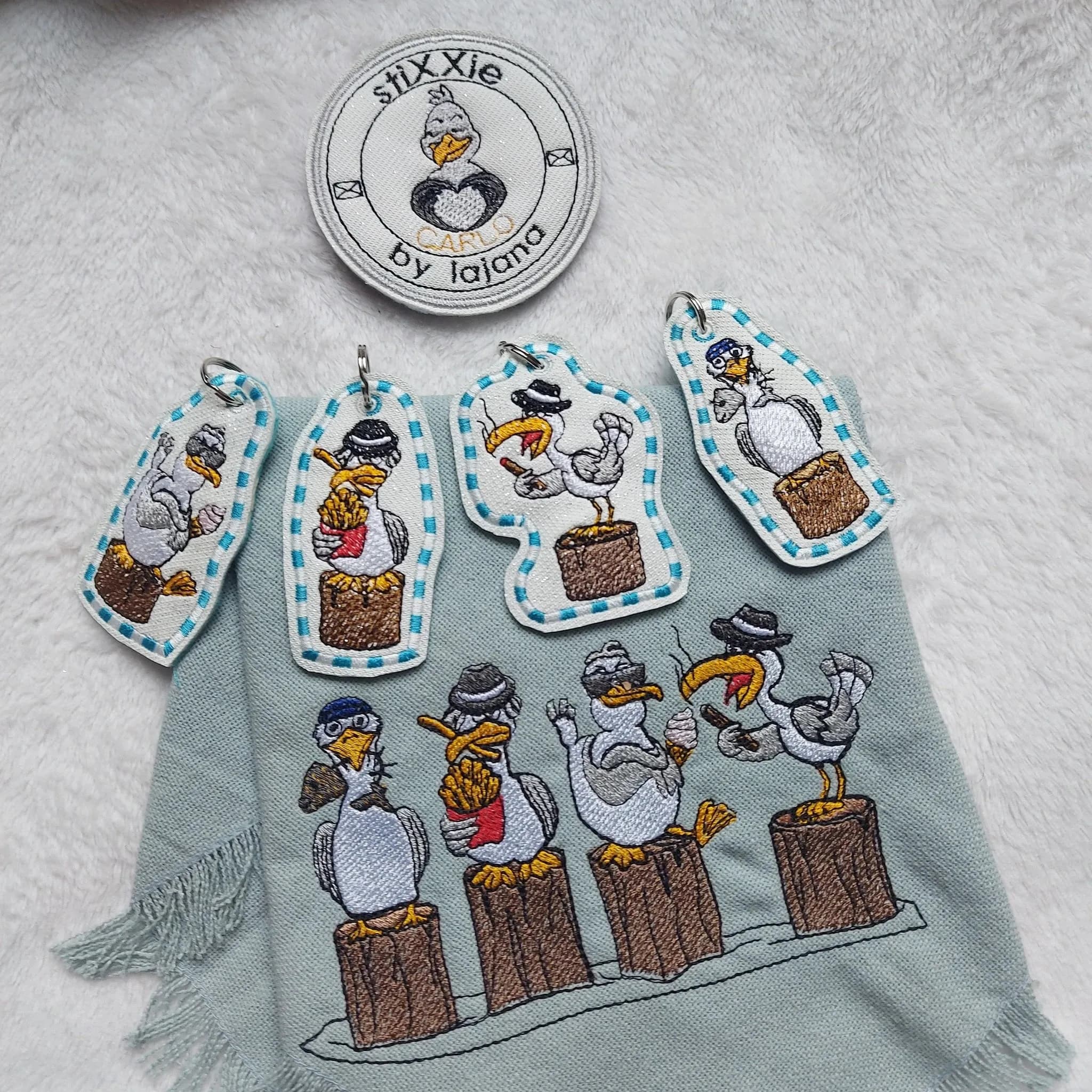 ITH Stickdatei Möwe Carlos Küstenmafia