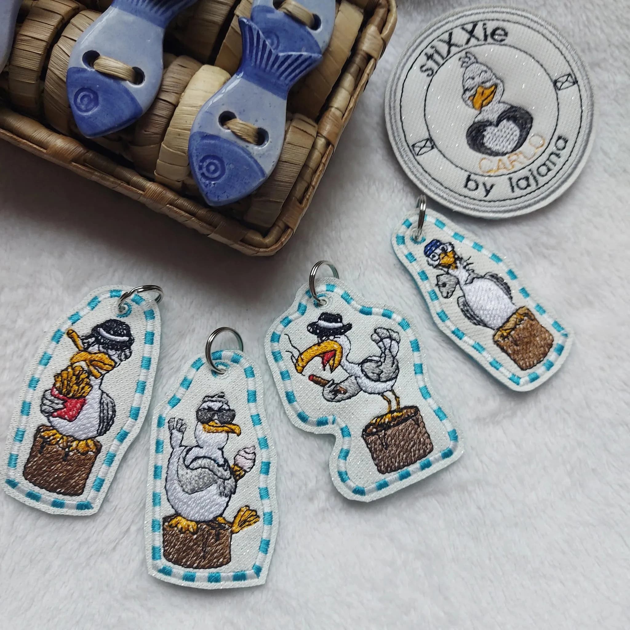 ITH Stickdatei Möwe Carlos Küstenmafia