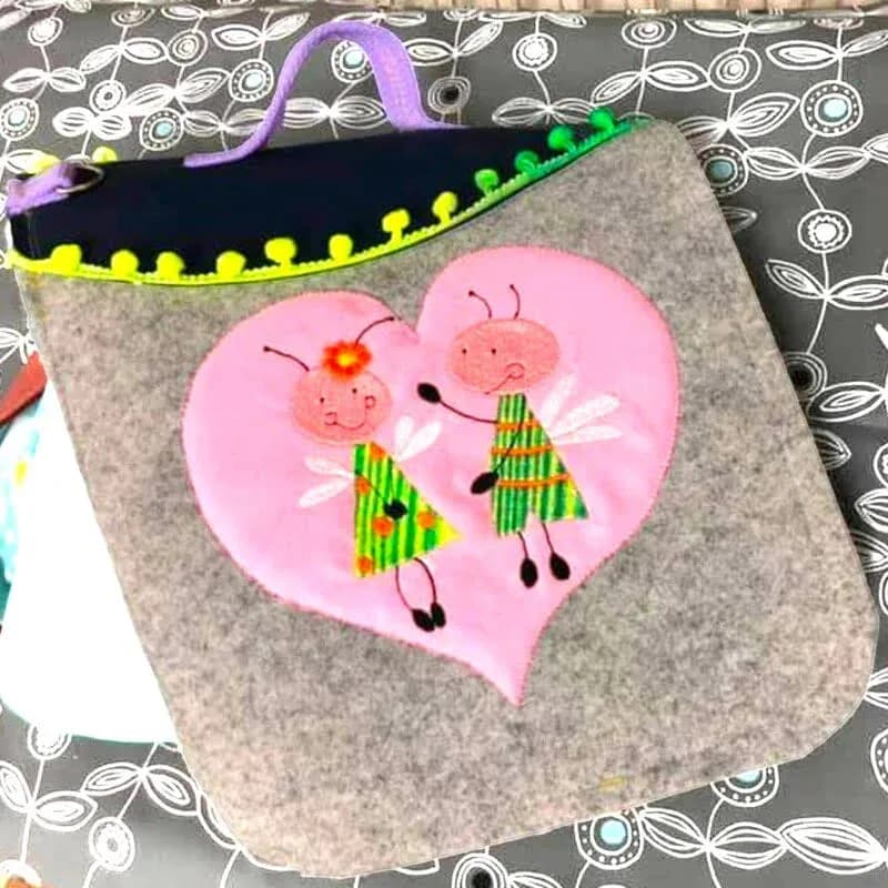 Stickdatei Elfen Pippa und Pepe Minis