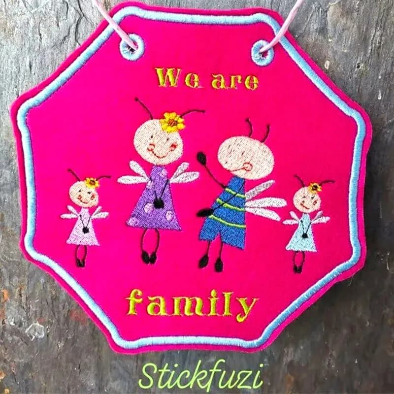 Stickdatei Elfen Pippa und Pepe Minis