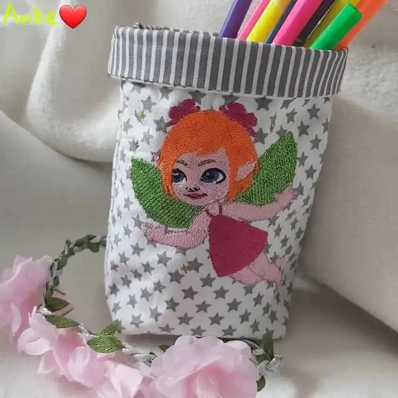 Stickdatei Elfen Vollstick Set