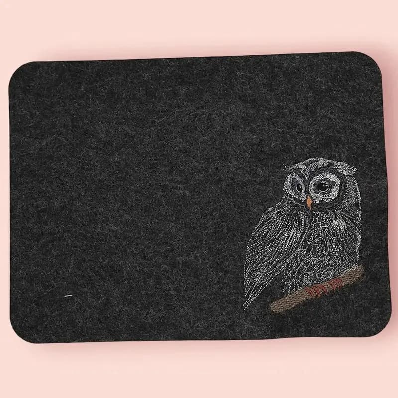 Stickdatei Eule Kritzel