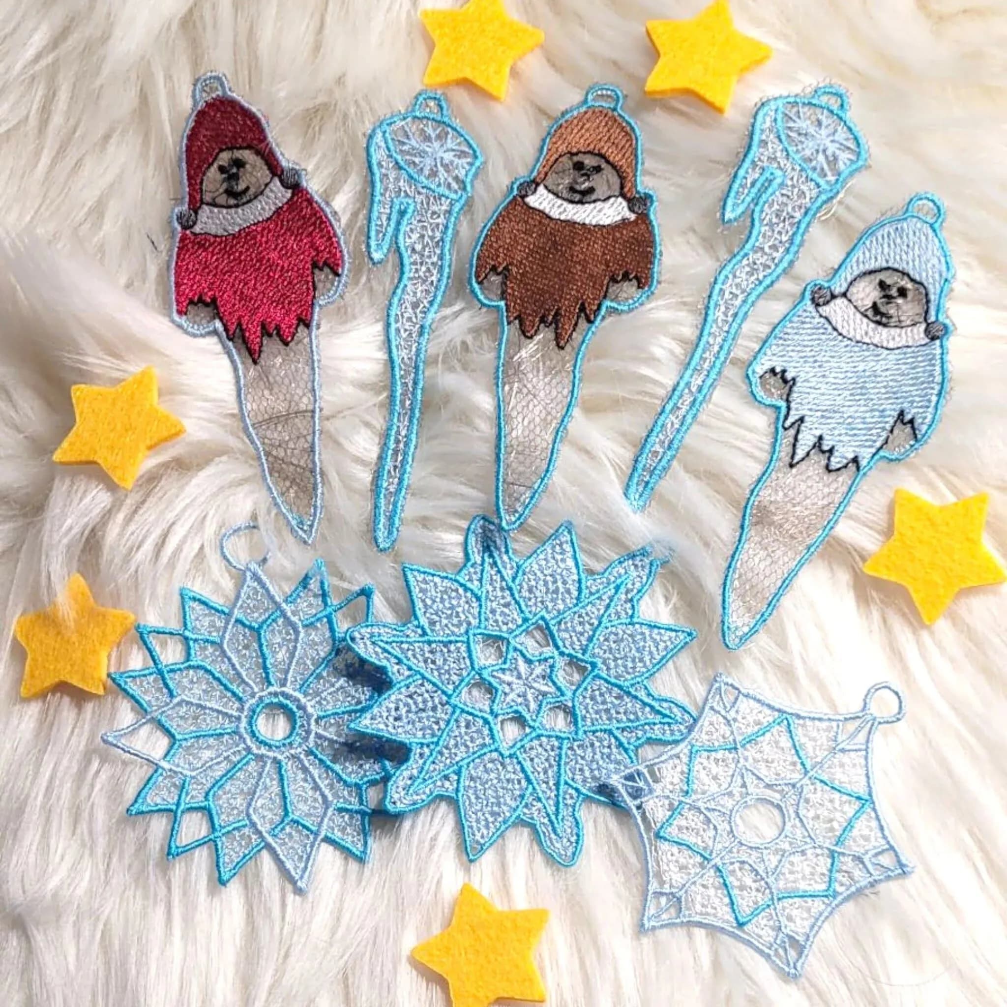 Stickdatei FSL Eis und Schnee