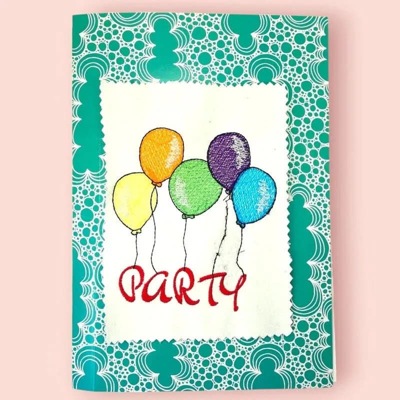 Stickdatei Geburtstag Party Set