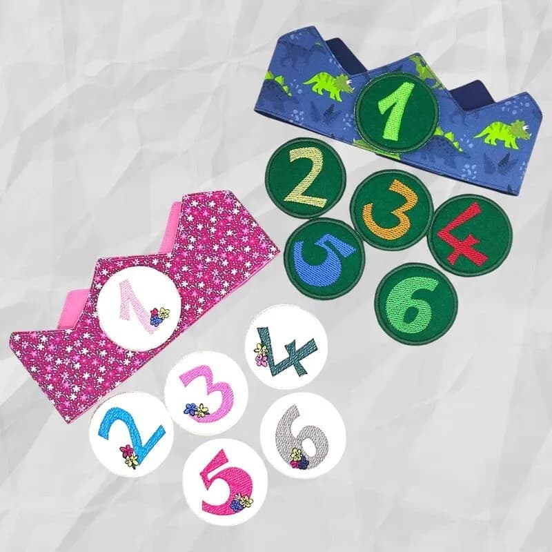 ITH Stickdatei Geburtstagszahlen