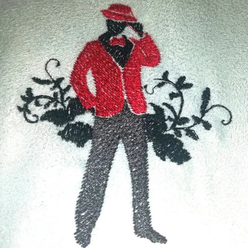 Stickdatei Gentleman