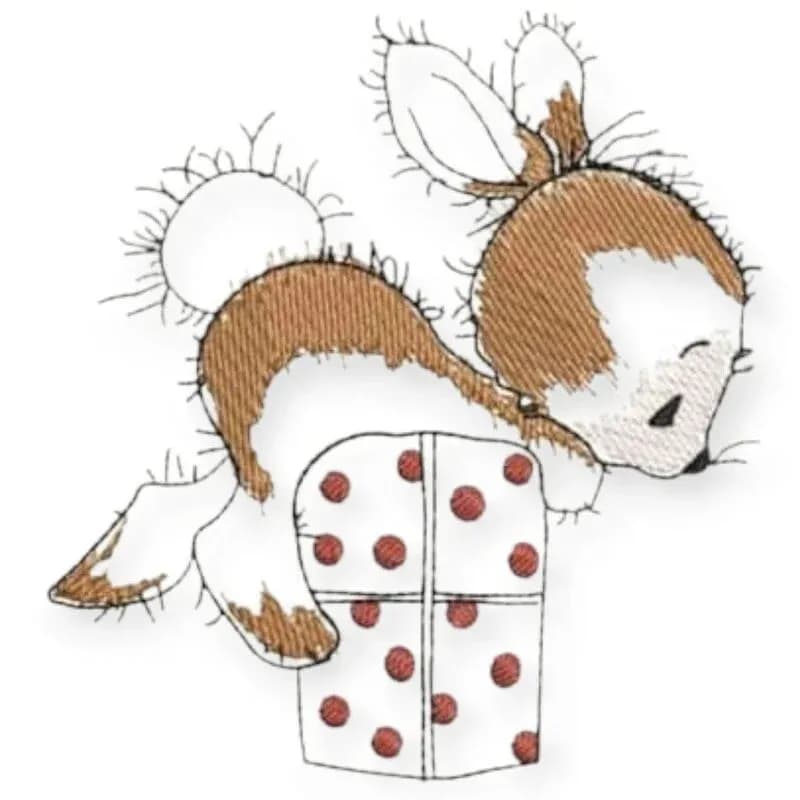 Stickdatei Hase Mimi Applikationsdatei