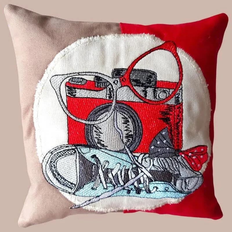 Stickdatei Hipster Design